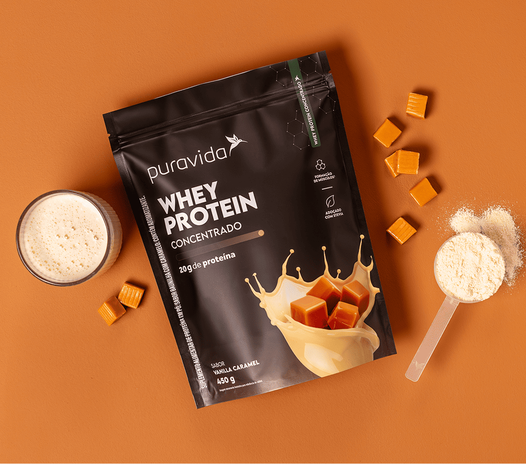 Whey Protein Concentrado sabor Vanilla Caramel