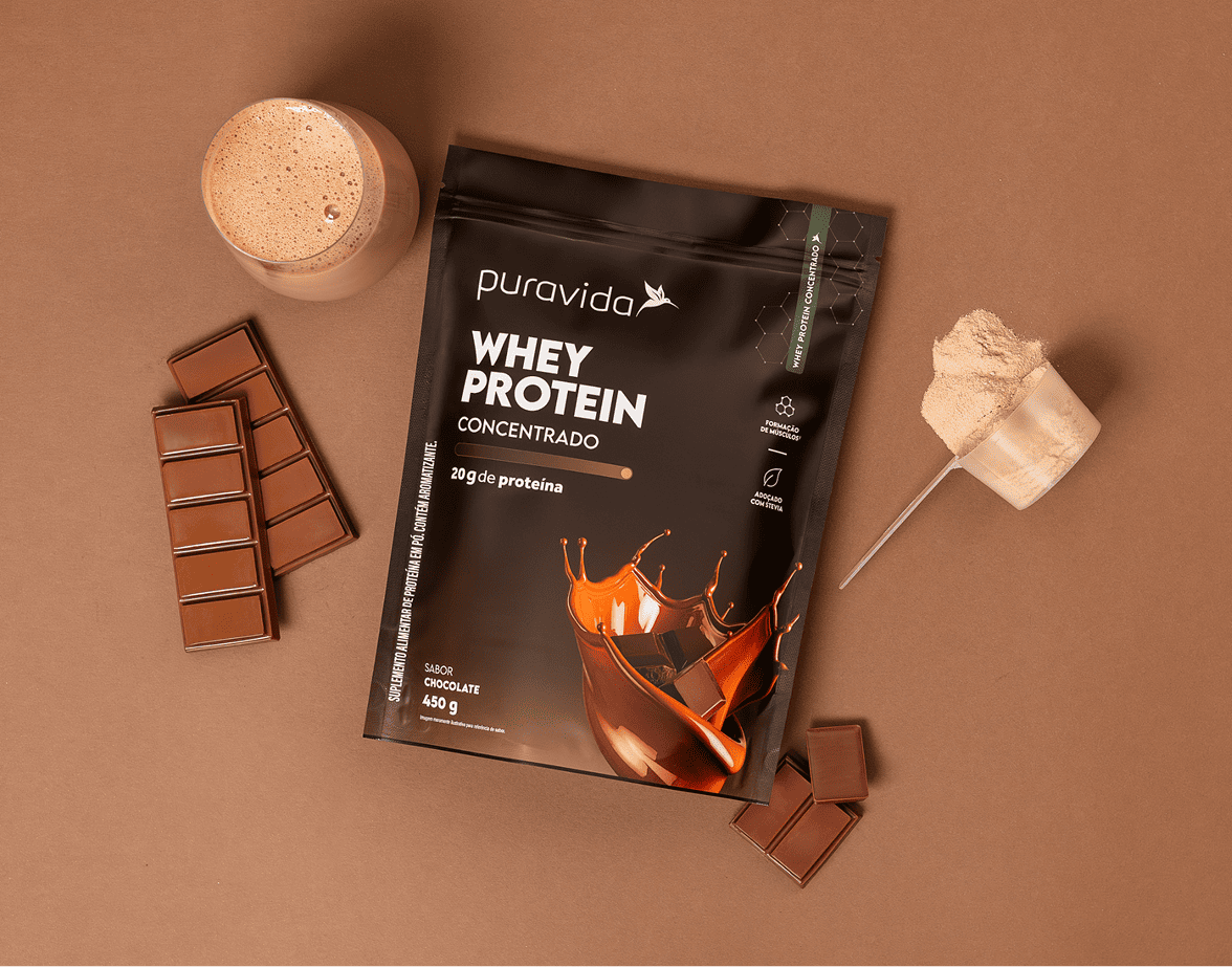 Whey Protein Concentrado sabor Chocolate