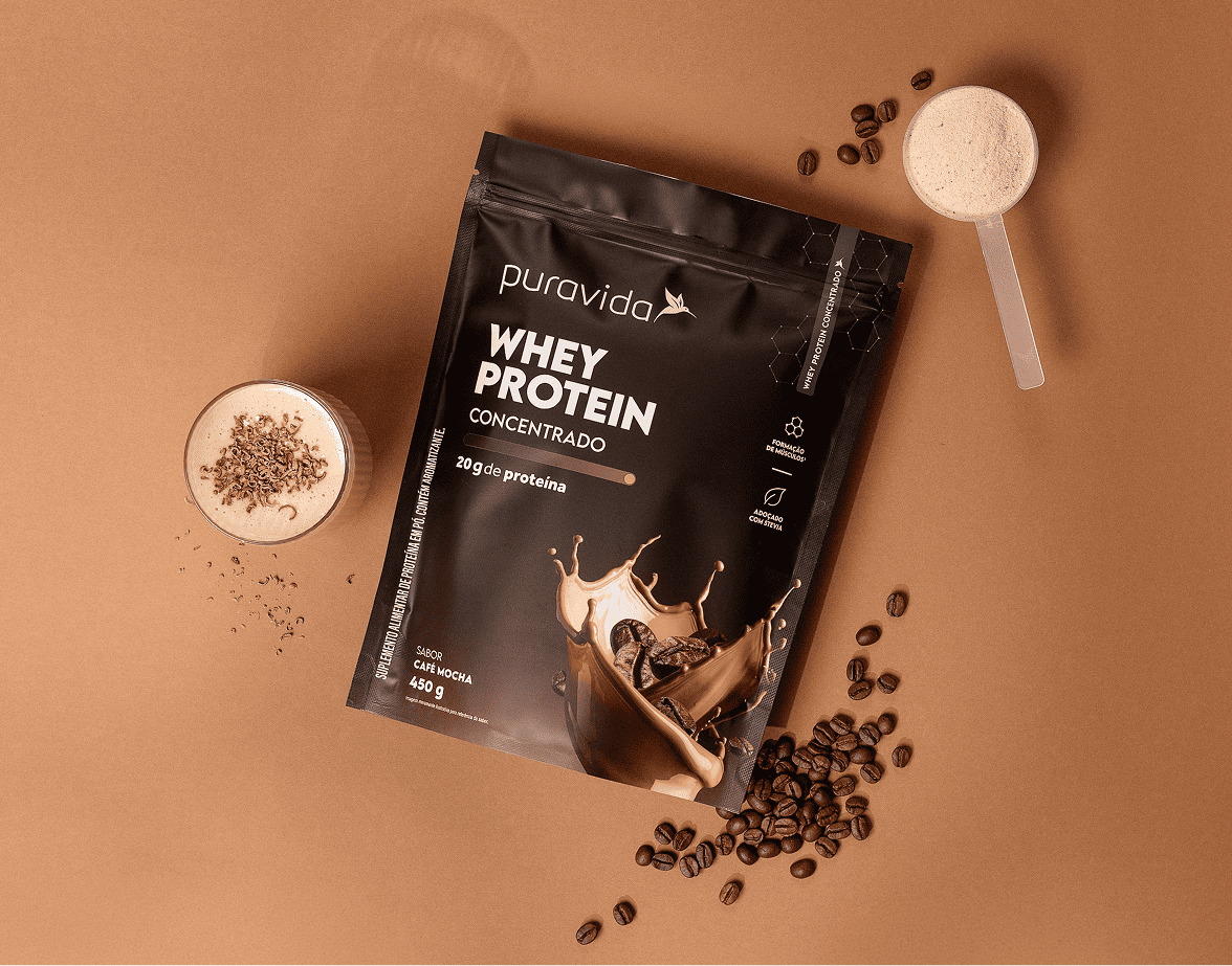 Whey Protein Concentrado sabor Café Mocha